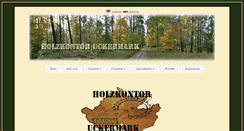 Desktop Screenshot of holzkontor-uckermark.de