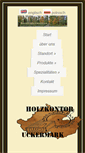 Mobile Screenshot of holzkontor-uckermark.de